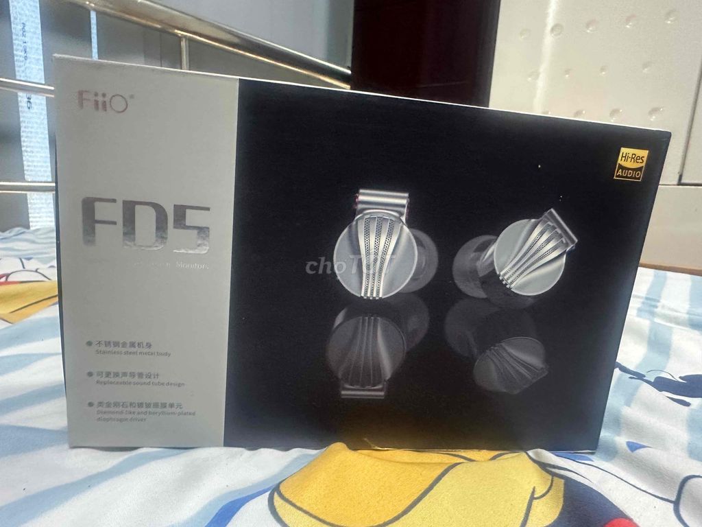 Tai nghe FiiO FD5 Bạc Thép không gỉ. Mua bán Tivi, Âm thanh tại Quận 3 Tp Hồ Chí Minh được đăng bởi Lê Văn Phong hình 1