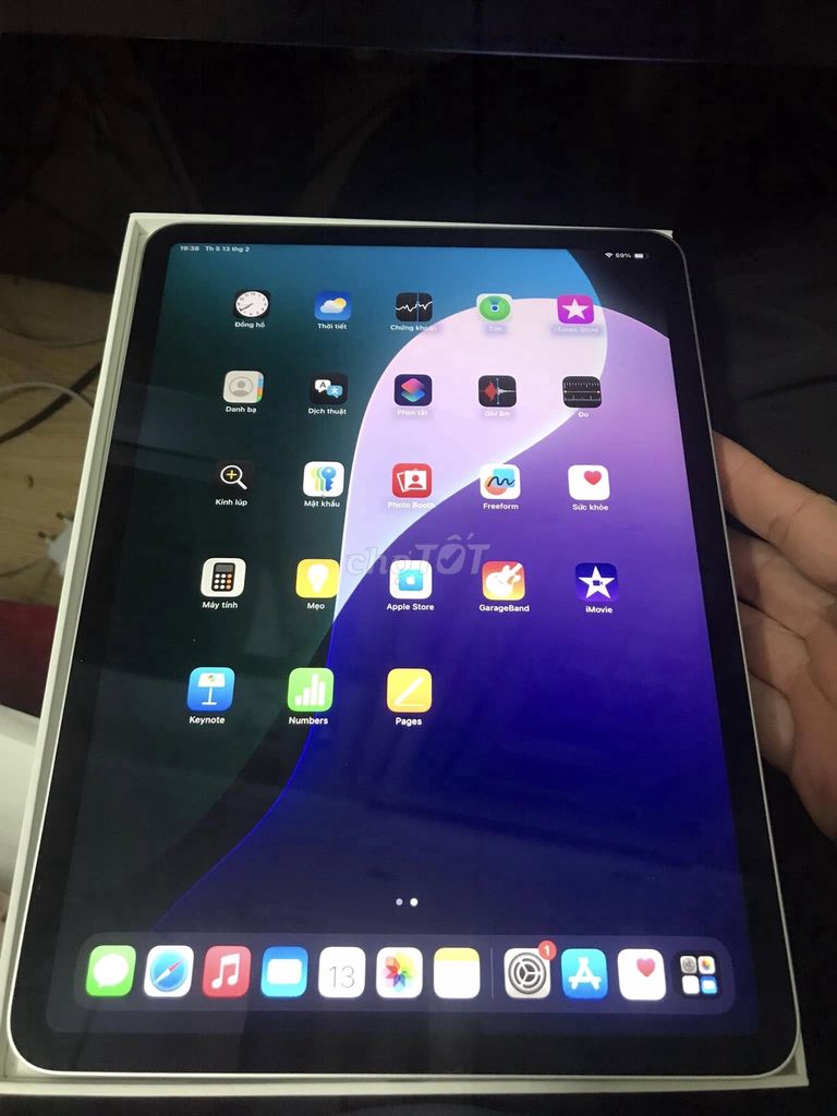 Ipad pro M2 bản wifi 128 GB Siliver