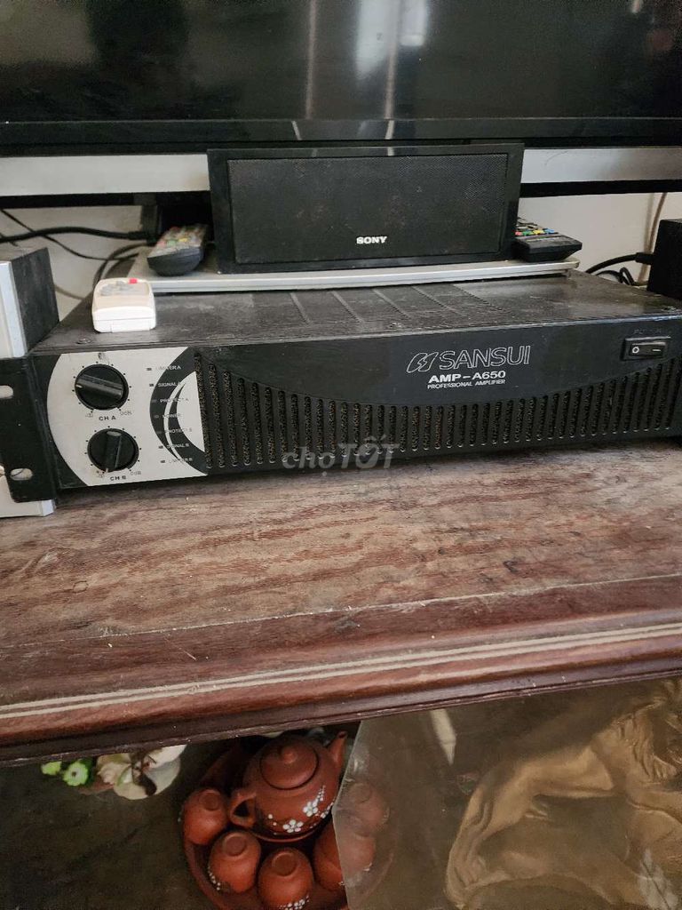 Bộ khuếch đại Sansui AMP-A650 Đen. Mua bán Tivi, Âm thanh tại Huyện Bình Lục Hà Nam được đăng bởi Anh Thư hình 1