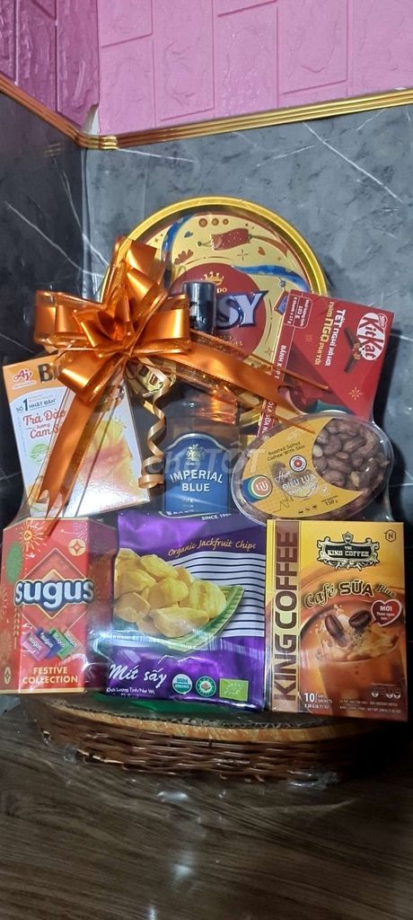 Giỏ quà tặng 8 món. Mua bán Đồ ăn, thực phẩm và các loại khác tại Quận 5 Tp Hồ Chí Minh được đăng bởi Nguyễn Tường hình 1