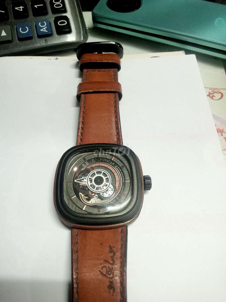 Đồng hồ Sevenfriday Nam Dây da Nâu. Mua bán Đồng hồ tại Thành phố Quảng Ngãi Quảng Ngãi được đăng bởi Hoài hình 1