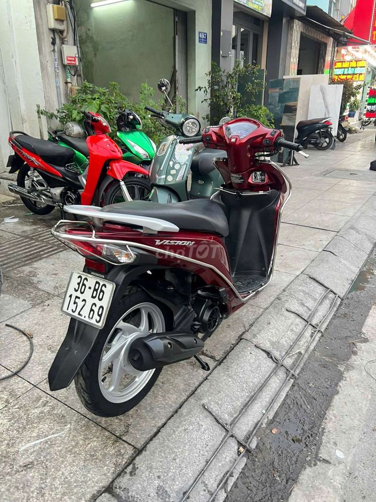 Honda Vision 2018 Đỏ đã sử dụng. Mua bán Xe máy tại Quận Tân Phú Tp Hồ Chí Minh được đăng bởi Tuanduy hình 4