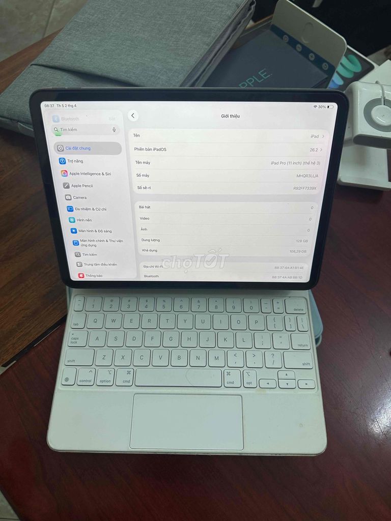 ipad pro M1 128g wf tặng kèm magic. Mua bán Máy tính bảng tại Quận Cầu Giấy Hà Nội được đăng bởi Minh Khuê hình 1