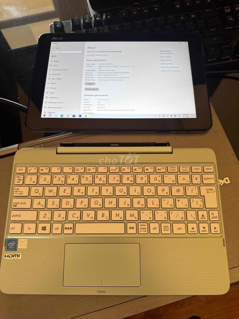ASUS T101H Atom X5-z8350 10.1 inch. Mua bán Laptop tại Thị xã Sơn Tây Hà Nội được đăng bởi Linh hình 1