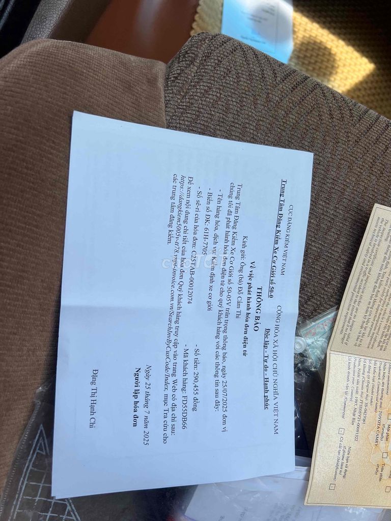 Toyota Camry 1987 2.0 MT - 295000 km. Mua bán Ô tô tại Quận 12 Tp Hồ Chí Minh được đăng bởi Nguyễn văn Lộc  hình 16