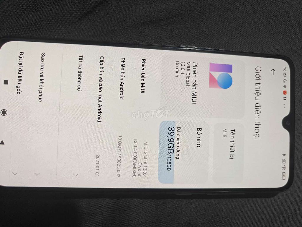 Xiaomi Mi 9 128GB Đen. Mua bán Điện thoại tại Quận Tây Hồ Hà Nội được đăng bởi thắng hình 1
