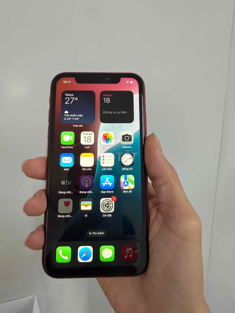 iPhone XR Đỏ máy quốc tế 64G. Mua bán Điện thoại tại Quận Ninh Kiều Cần Thơ được đăng bởi LyN hình 1