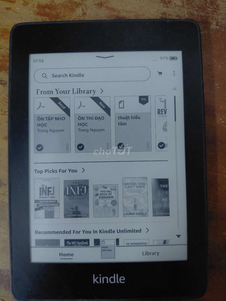 Máy đọc sách Kindle Paperwhite 4 8GB Đen. Mua bán Máy tính bảng tại Thành phố Thủ Đức Tp Hồ Chí Minh được đăng bởi luân phạm hình 1