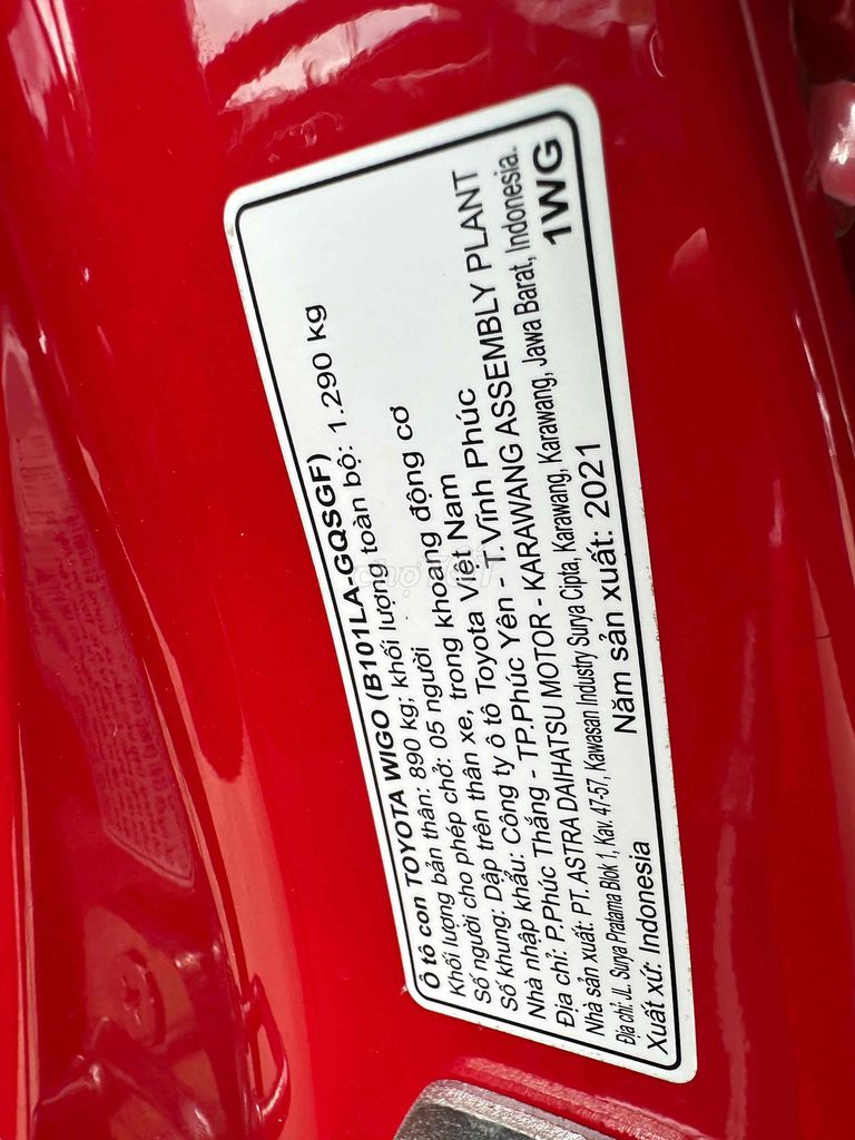 Toyota Wigo 2021 1.2 AT - tự động BH HÃNG. Mua bán Ô tô tại Quận Bình Thạnh Tp Hồ Chí Minh được đăng bởi phuongneo hình 12
