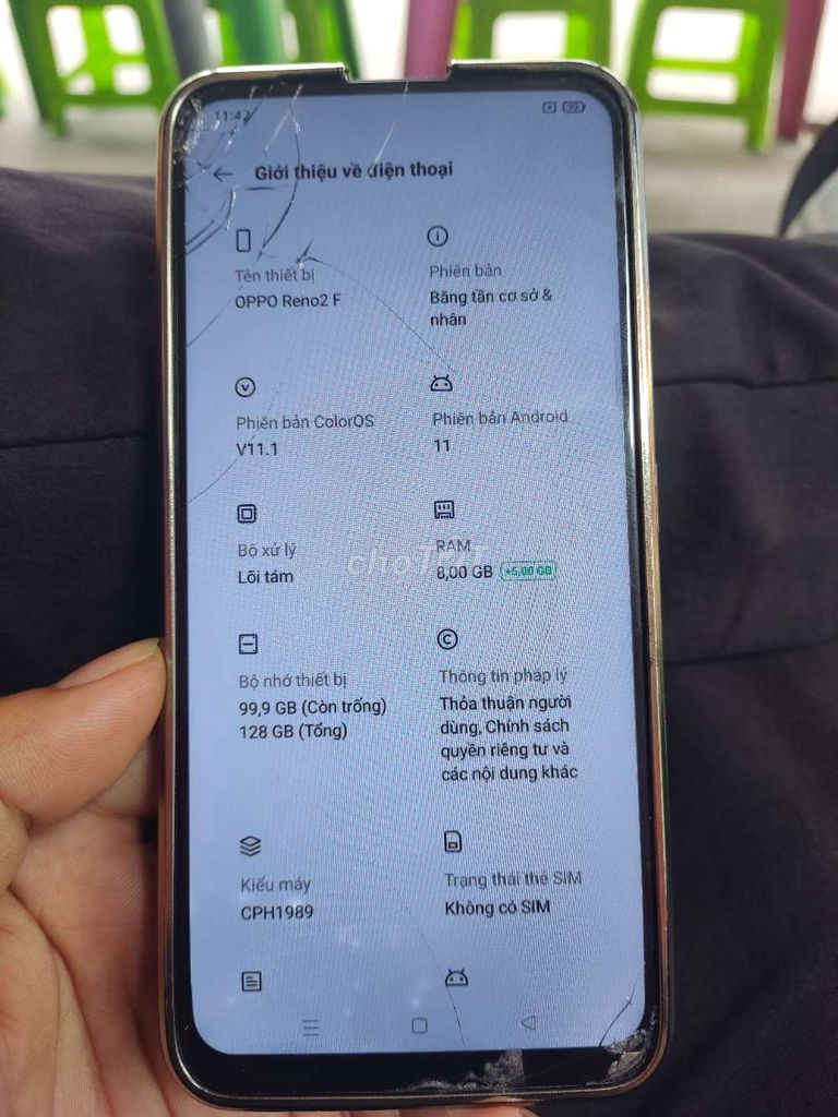 Oppo Reno 2F 128GB Đen. Mua bán Điện thoại tại Quận Tân Phú Tp Hồ Chí Minh được đăng bởi  văn hình 1
