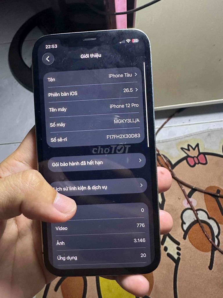 iPhone 12 Pro quốc tế 128gb vàng. Mua bán Điện thoại tại Huyện Cái Bè Tiền Giang được đăng bởi Nê hình 1