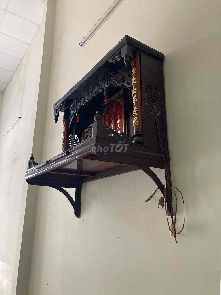 Bàn thờ treo tường Gỗ Như mới. Mua bán Nội thất, đồ gia dụng khác tại Quận Bình Tân Tp Hồ Chí Minh được đăng bởi kiên hình 1