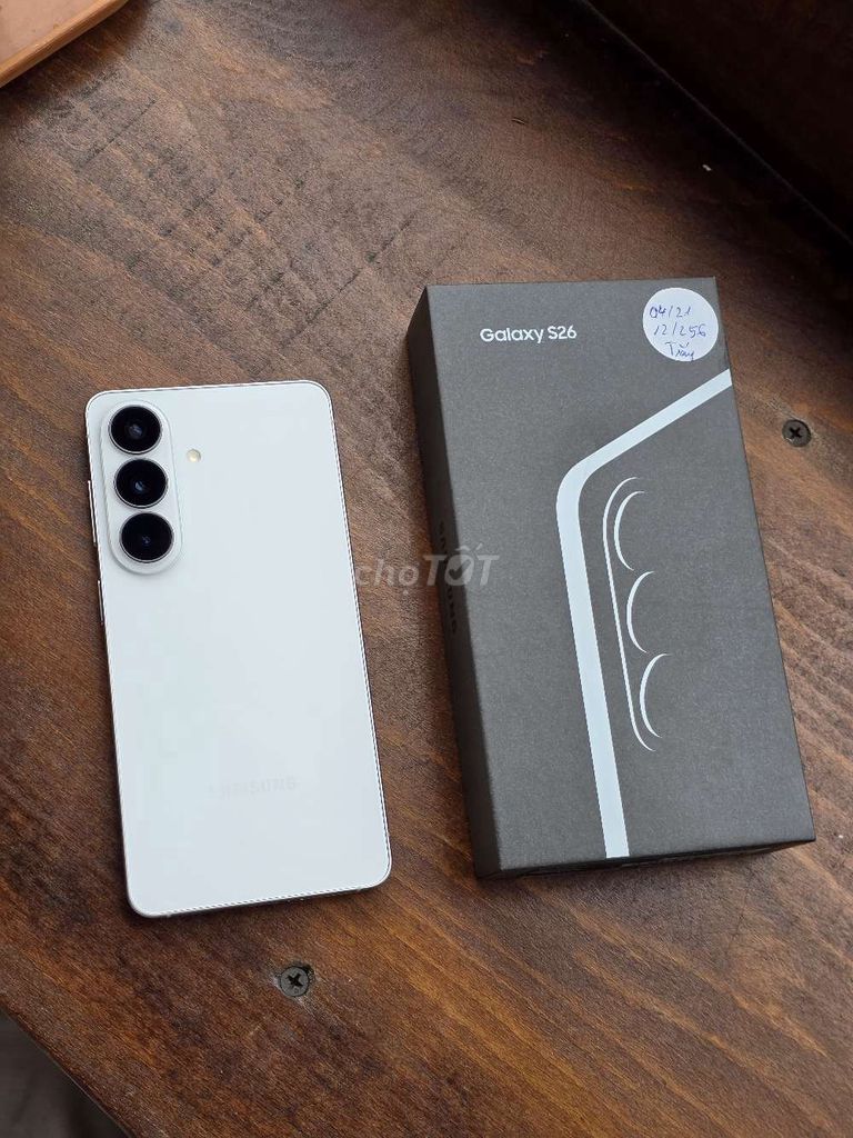 Samsung Galaxy S26 256GB Trắng BH CARE+ T5/2027. Mua bán Điện thoại tại Quận Ba Đình Hà Nội được đăng bởi TRẦN MINH SƠN hình 1