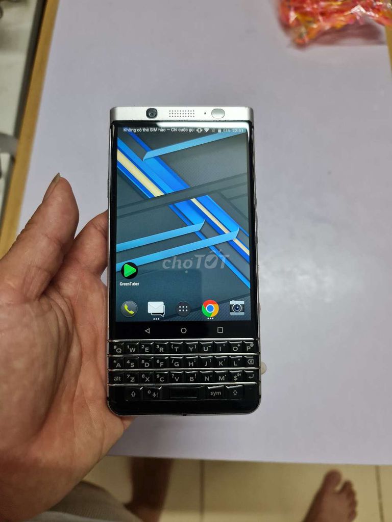 Blackberry Keyone Bạc Đã Sử Dụng. Mua bán Điện thoại tại Huyện Thanh Trì Hà Nội được đăng bởi ANH ĐỨC hình 1