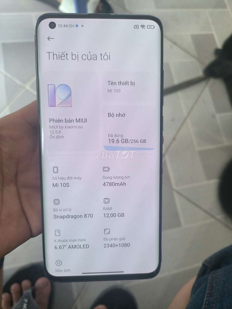 Xiaomi mi 10s 5G 12-256 gb loa hay khủng