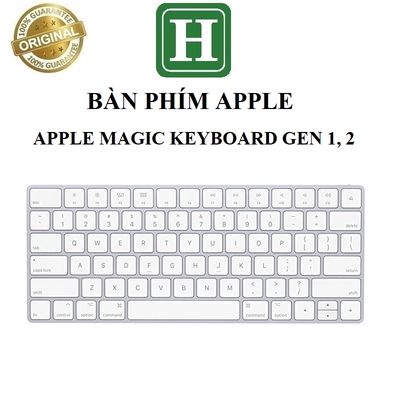 Bàn phím bluetooth AppIe Magic Keyboard GEN 1, 2
