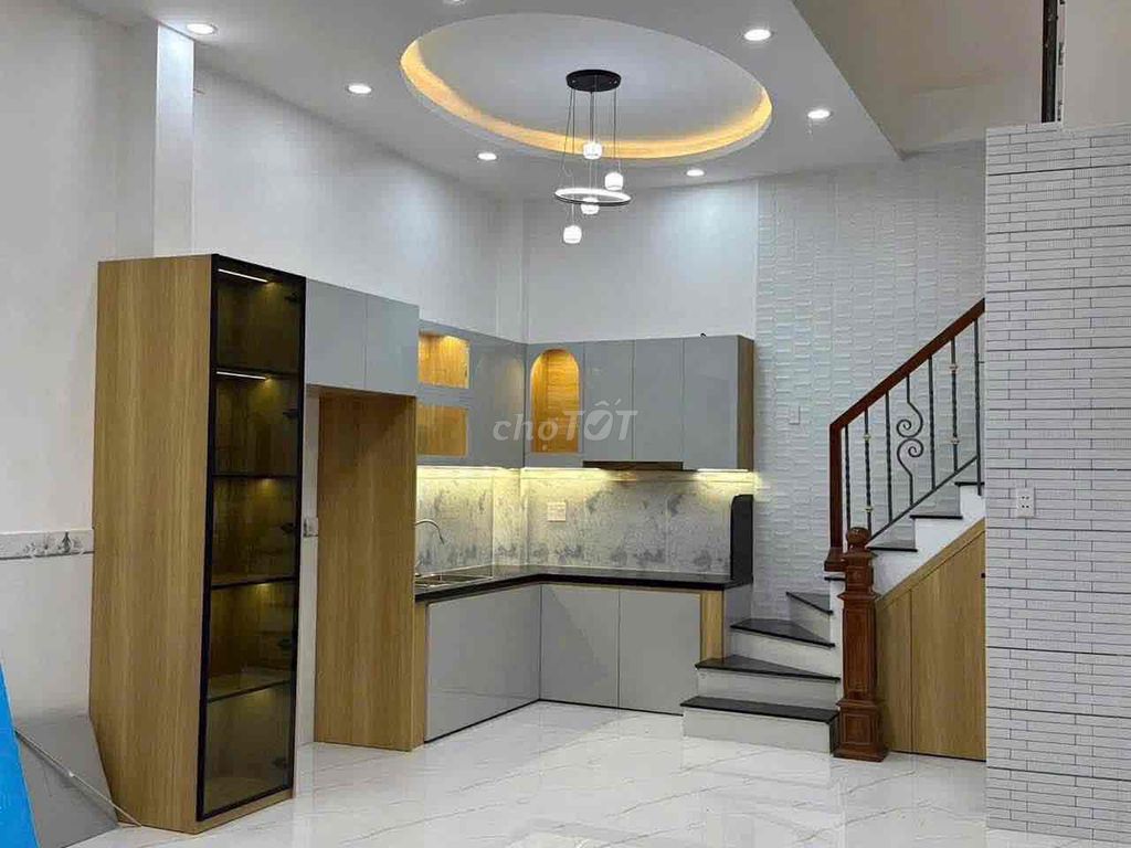 nhà đẹp xây mới 4 tầng - ảnh 4
