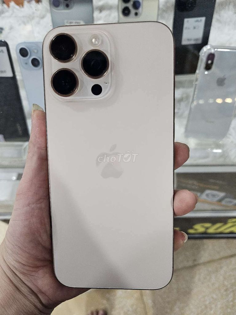 iPhone 16 Pro Max 256GB Vàng 90%. Mua bán Điện thoại tại Huyện Trảng Bom Đồng Nai được đăng bởi Thanh  hình 1