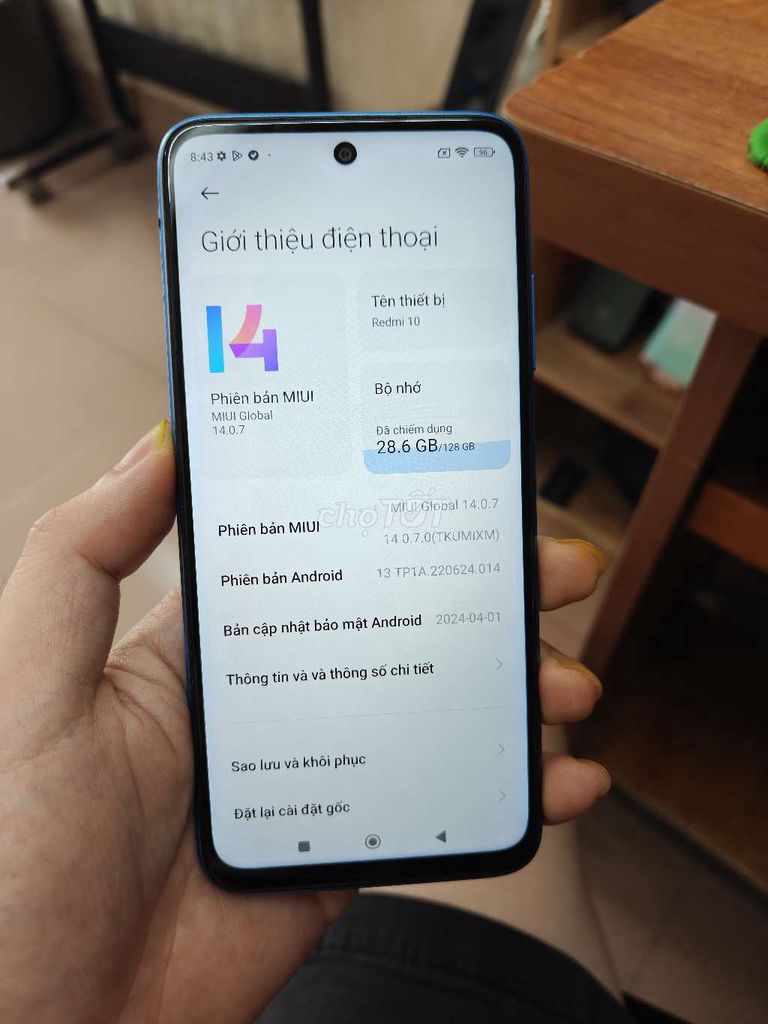 Xiaomi Redmi 10 128GB hàng công ty zin đẹp. Mua bán Điện thoại tại Quận Thanh Xuân Hà Nội được đăng bởi cửa hàng điện thoại giá rẻ hình 1