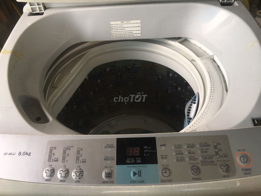 Máy giặt Hitachi cũ bao xài 8kg