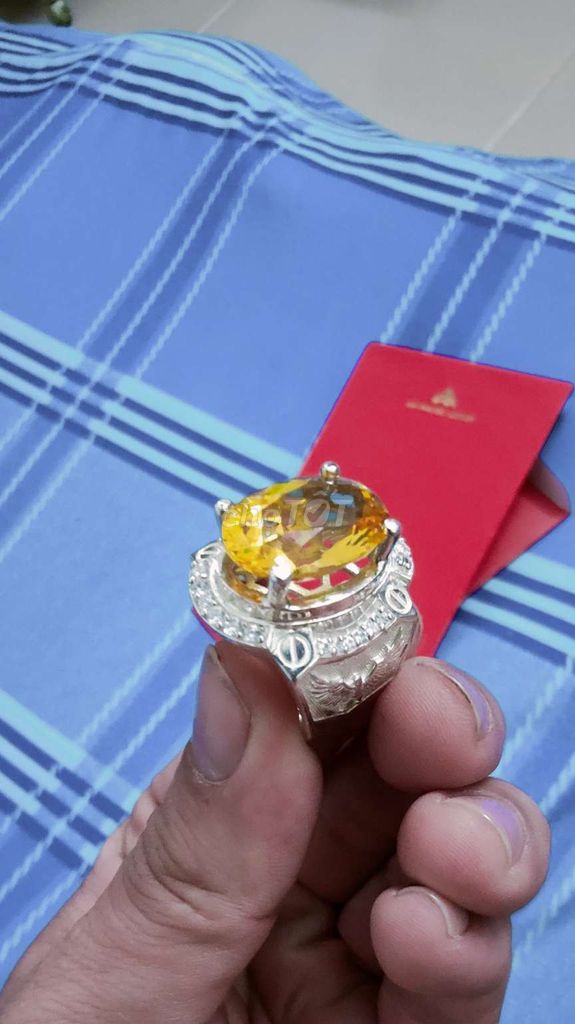 NHẪN ĐÁ CITRINE