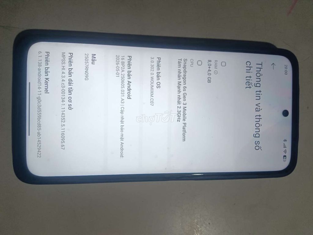 Xiaomi Redmi 15 5G 8GB/256GB. Mua bán Điện thoại tại Quận Tân Phú Tp Hồ Chí Minh được đăng bởi Thuan Thien Doan hình 1