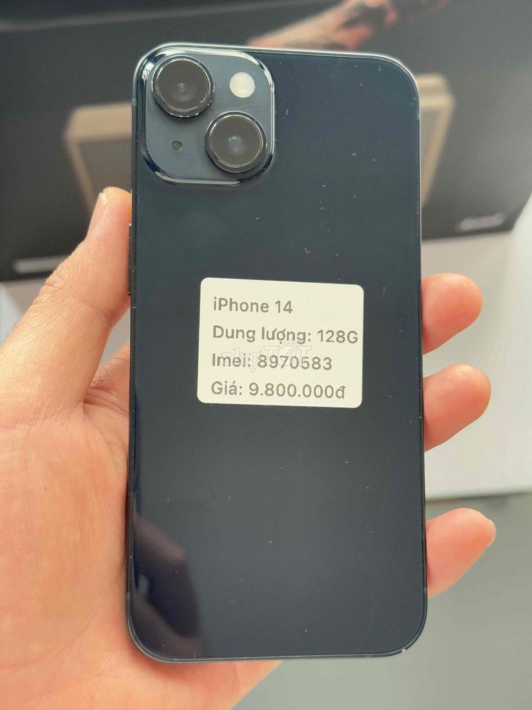 iPhone 14 128GB Đen máy đẹp full chức năng. Mua bán Điện thoại tại Thành phố Buôn Ma Thuột Đắk Lắk được đăng bởi Nguyễn Hoàng hình 1