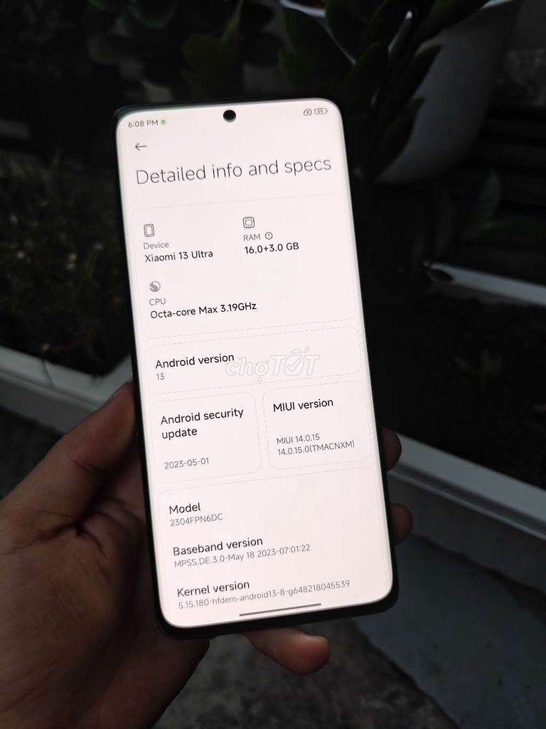 Xiaomi 13 Ultra 16/512GB Đen. Mua bán Điện thoại tại Quận Gò Vấp Tp Hồ Chí Minh được đăng bởi Nhi hình 1