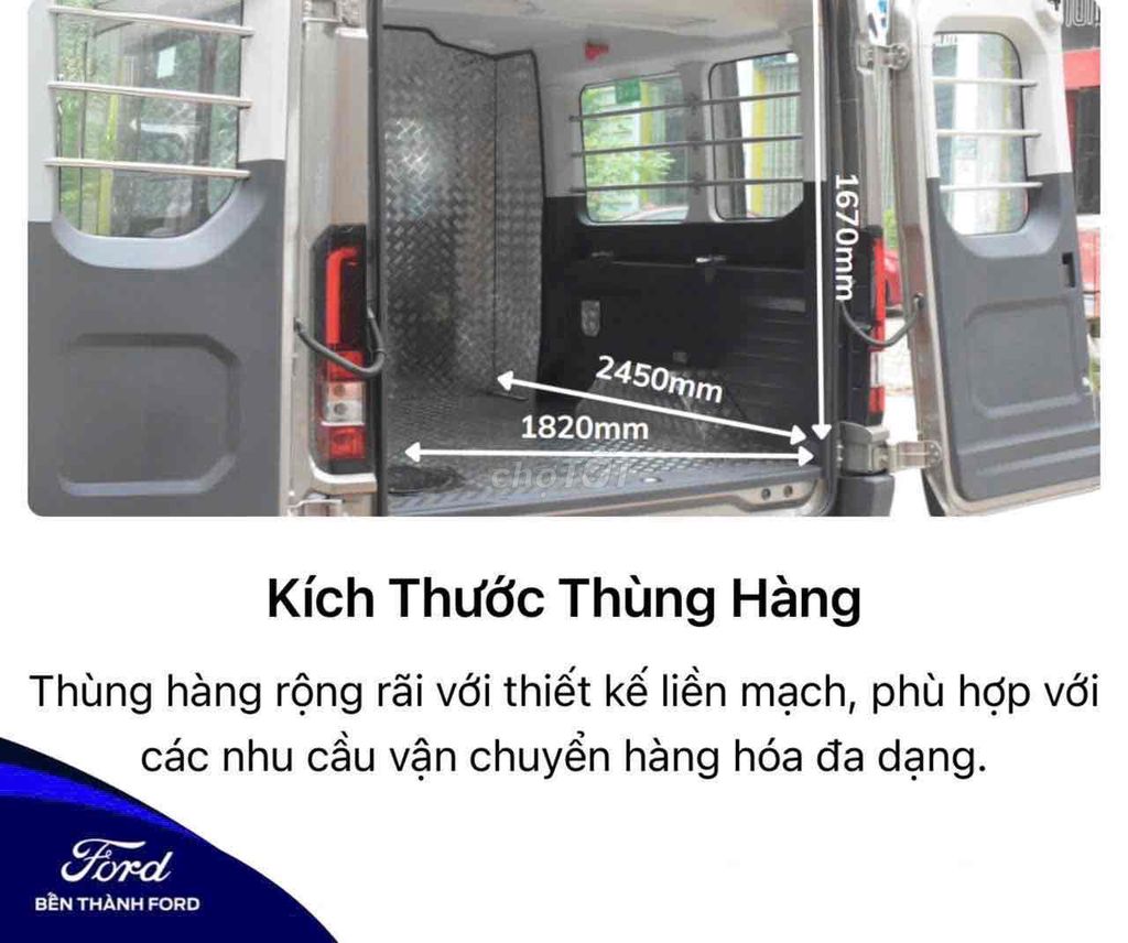 ✅Ford Transit 2025 Van 3 , Van 6 Chỗ - Giao Ngay. Mua bán Ô tô tại Quận Tân Phú Tp Hồ Chí Minh được đăng bởi Đạt Ford Bến Thành hình 14