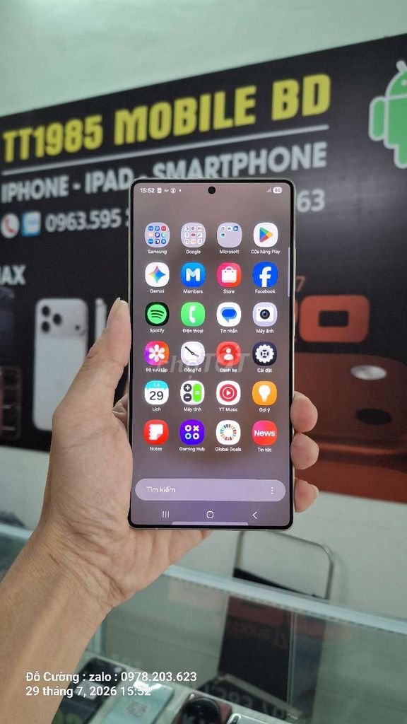Samsung Galaxy S25 Ultra 256GB Xám. Mua bán Điện thoại tại Thành phố Thủ Dầu Một Bình Dương được đăng bởi TTMobileBD hình 1
