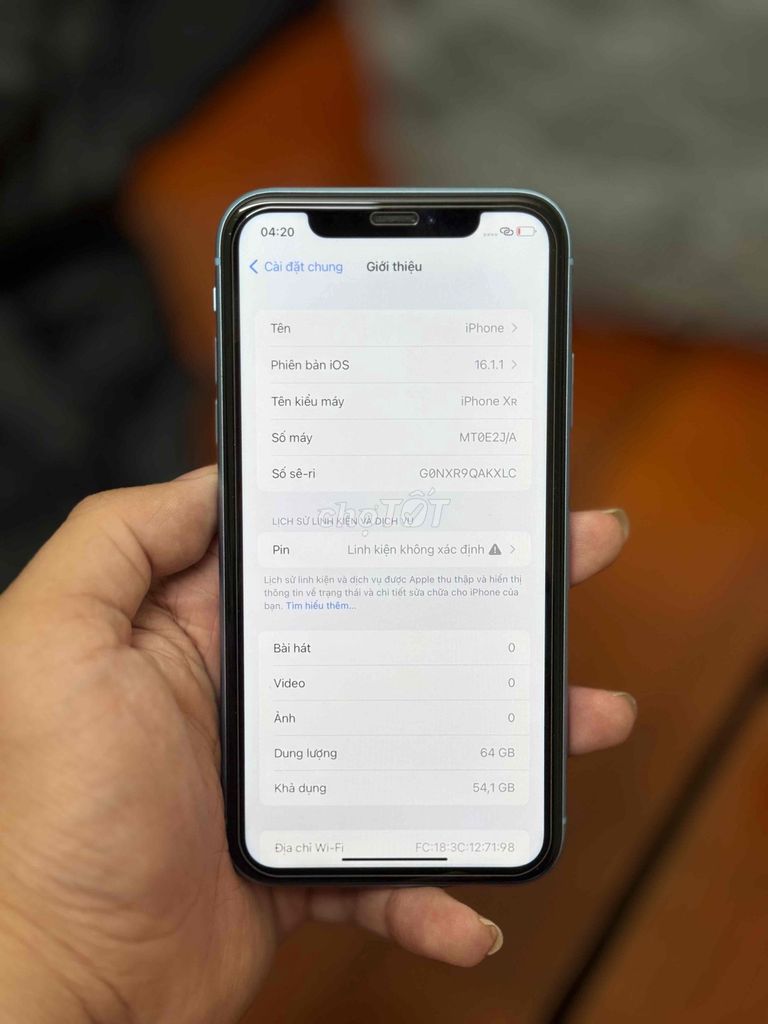 iphone Xr ios 16 zin full cn. Mua bán Điện thoại tại Quận Long Biên Hà Nội được đăng bởi phong vũ hình 1