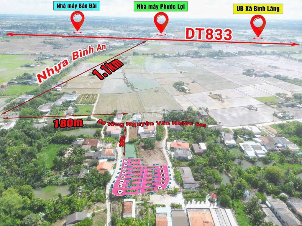 Đất thổ dt 103m2, đường ô tô CHỈ 320TR, Tân Trụ. Mua bán đất tại Huyện Tân Trụ Long An được đăng bởi nguyễn anh tuấn hình 2