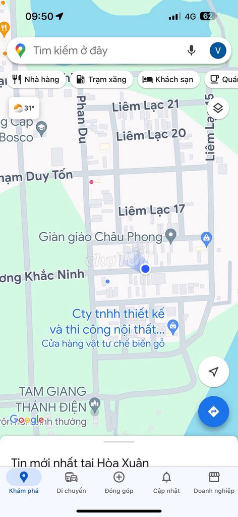 Bán đất đường 7.5m Lương Khắc Ninh thuộc Hoà Xuân, Cẩm Lệ, Đà Nẵng
