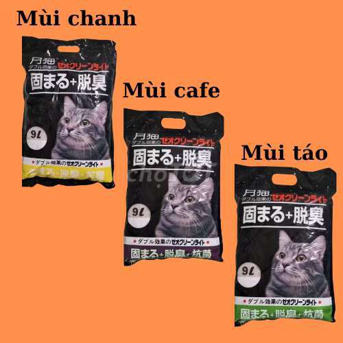 Cát vệ sinh mèo đen nhật 40k/bao