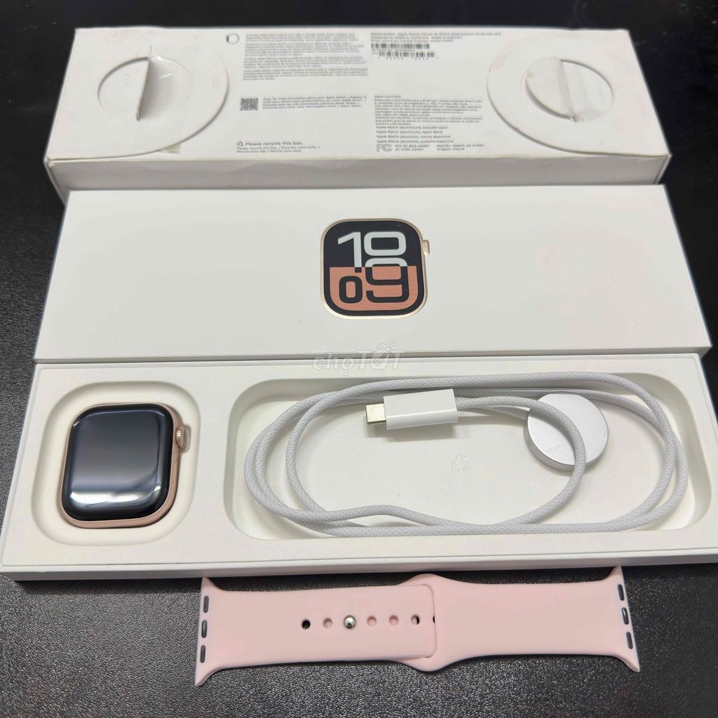 Apple Watch Series 10 Vàng hồng 42mm. Mua bán Thiết bị đeo thông minh tại Huyện Nhà Bè Tp Hồ Chí Minh được đăng bởi Nguyễn Hữu Thắng hình 1