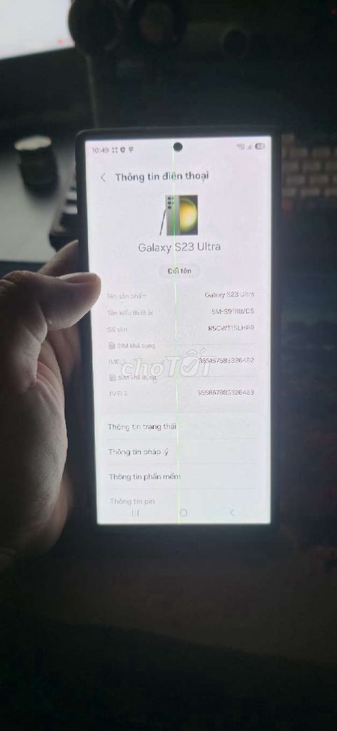 Samsung Galaxy S23 Ultra . Mua bán Điện thoại tại Quận 12 Tp Hồ Chí Minh được đăng bởi Nam Long hình 1