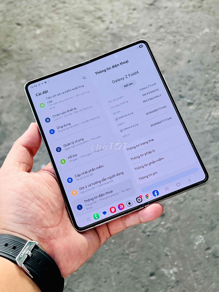 Z Fold 4 12GB/256GB VN. Mua bán Điện thoại tại Quận Ninh Kiều Cần Thơ được đăng bởi TD Mobile hình 1