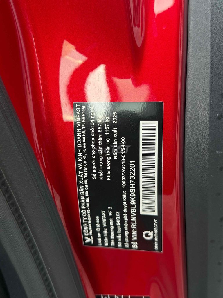 VinFast VF3 2025 - 6000 km mua pin. Mua bán Ô tô tại Quận Bình Tân Tp Hồ Chí Minh được đăng bởi nguyễn thuần  hình 8