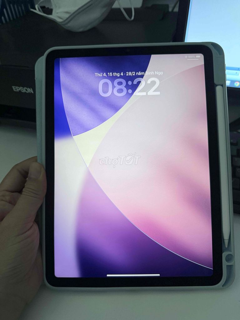 Apple iPad Air 5 64GB Xanh dương 98%. Mua bán Máy tính bảng tại Thành phố Tân An Long An được đăng bởi Hung hình 1