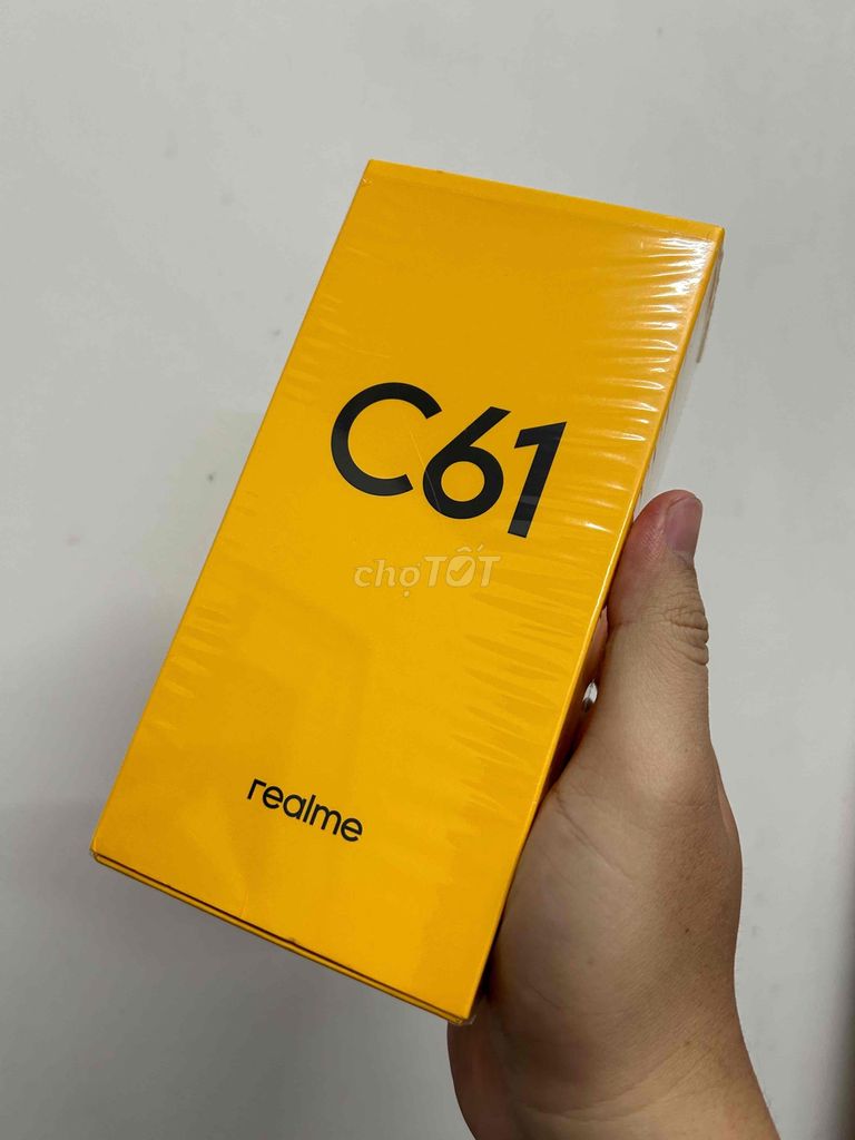 Thanh lí Realme C61 new 100% fullbox chưa sài.