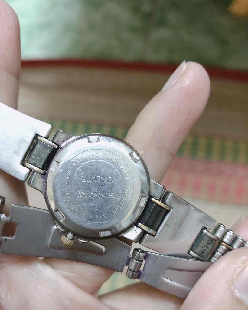 Đồng hồ cổ Rado 18K saphire thép không gỉ