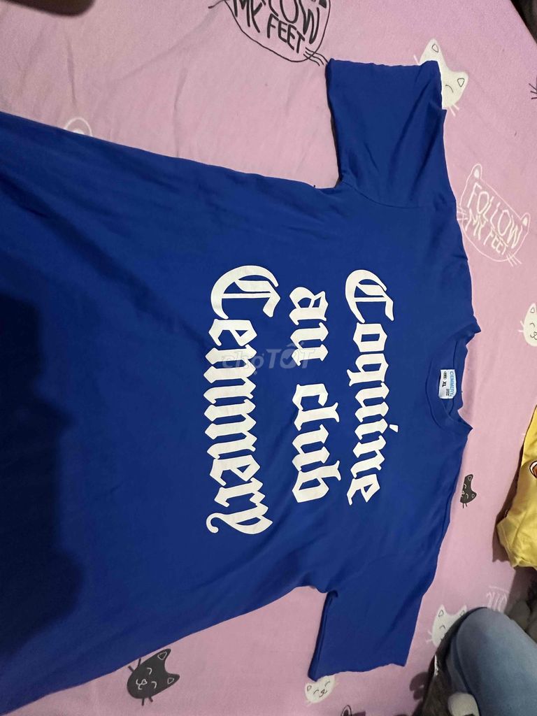 Áo thun CEMMERY XL Xanh dương thoáng mát. Mua bán Quần áo tại Quận Tân Bình Tp Hồ Chí Minh được đăng bởi Minh anh hình 1