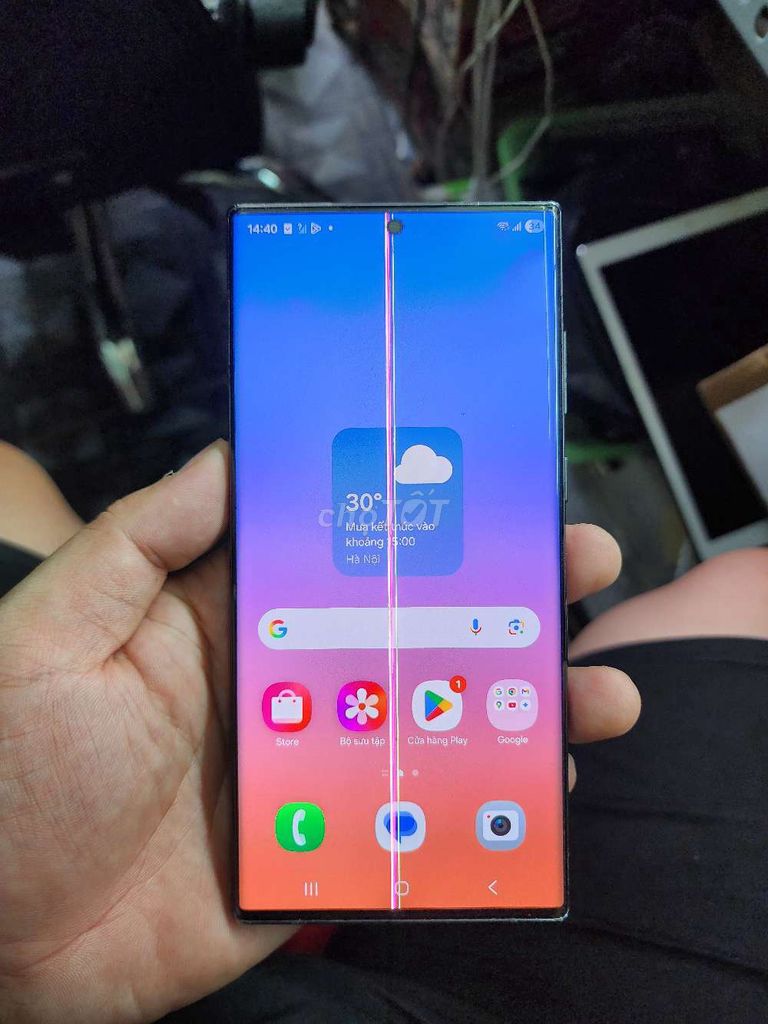 Samsung S22 Ultra 128GB Đen Kẻ. Mua bán Điện thoại tại Thành phố Nam Định Nam Định được đăng bởi Thắng Nguyễn hình 1