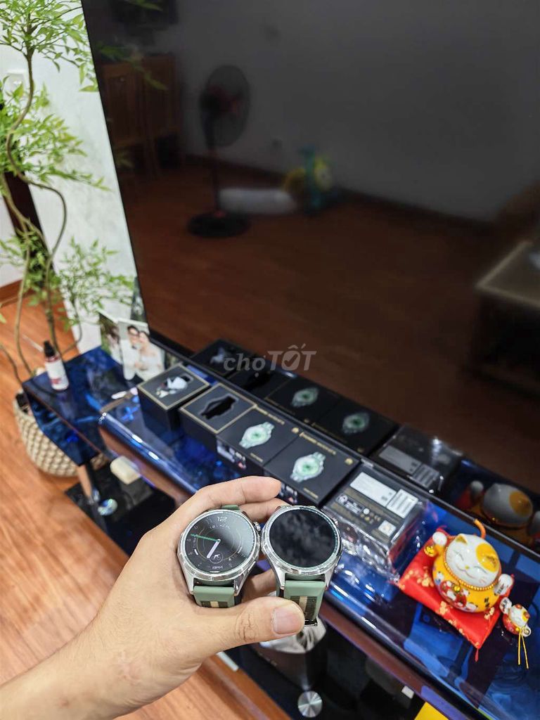 Huawei Watch GT6 46mm Xanh Lá Likenew 99%. Mua bán Thiết bị đeo thông minh tại Huyện Gia Lâm Hà Nội được đăng bởi Nhật Hải hình 1