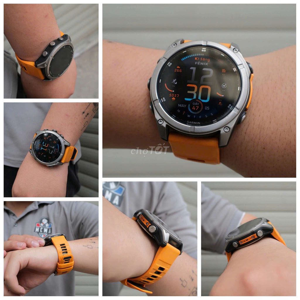 Garmin Fenix 8 Cam Nam AMOLED 47mm. Mua bán Thiết bị đeo thông minh tại Quận 3 Tp Hồ Chí Minh được đăng bởi Nguyễn Gia Bảo hình 1