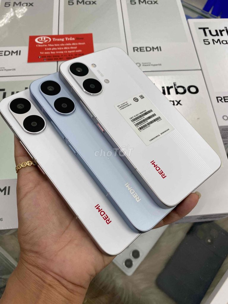 Xiaomi Turbo 5 Max Fullbox keng & Newseal, có góp. Mua bán Điện thoại tại Quận 6 Tp Hồ Chí Minh được đăng bởi Trang Trần Mobile hình 1