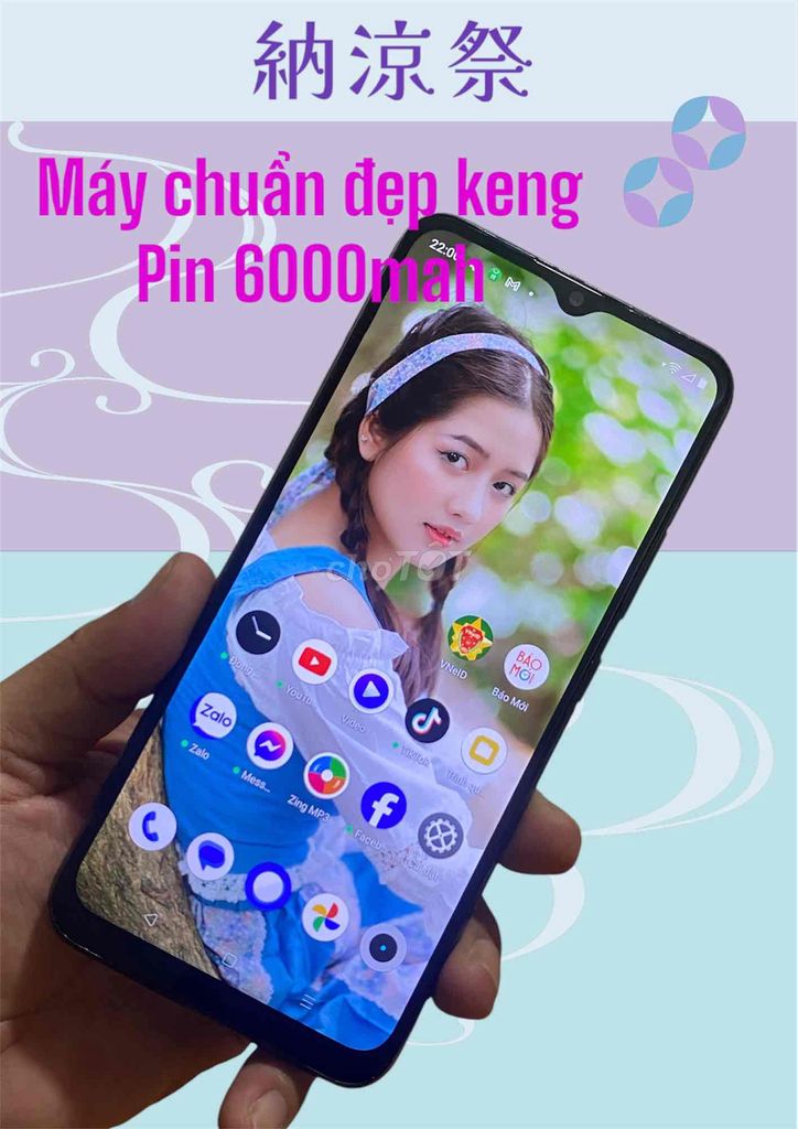 👍👍máy cỏ còn zin pin 6000mah ngon lành👍👍