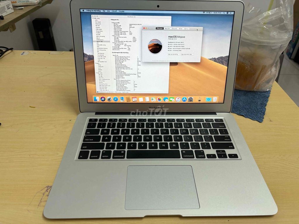 Macbook Air 2017 i5 8g 128g đẹp nguyên zin