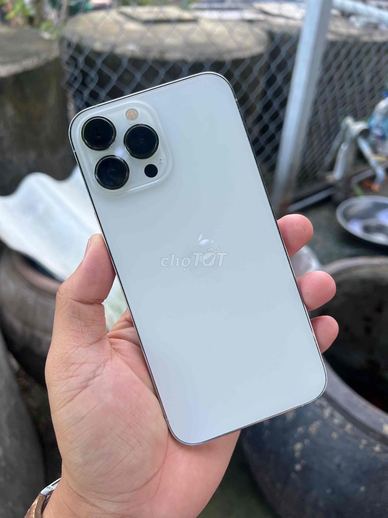 Apple iPhone 13 Pro Max 128GB Trắng 97%. Mua bán Điện thoại tại Huyện Cần Giuộc Long An được đăng bởi Nhân Nguyễn hình 1