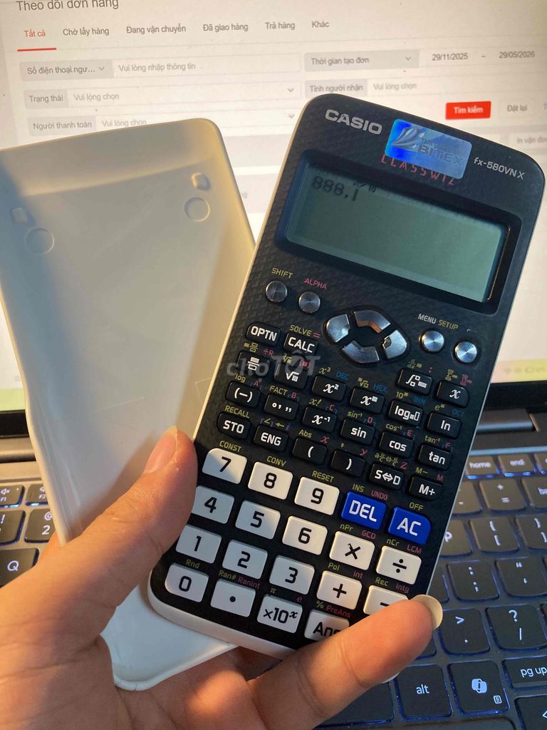 Máy tính Casio FX-580VNX Đen trắng. Mua bán Đồ dùng văn phòng tại Quận Hai Bà Trưng Hà Nội được đăng bởi Tech com hình 1
